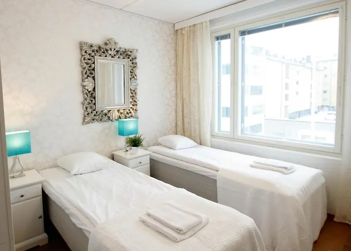 And Spacious For 4 With Sauna 公寓 Jyväskylä